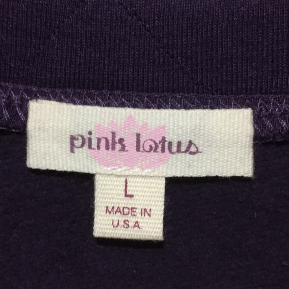 (NWT)  Pink Lotus Long Sleeve Soft Raglan Top - Picture 3 of 5